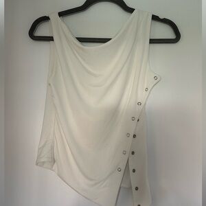 tiger mist assymetrical top